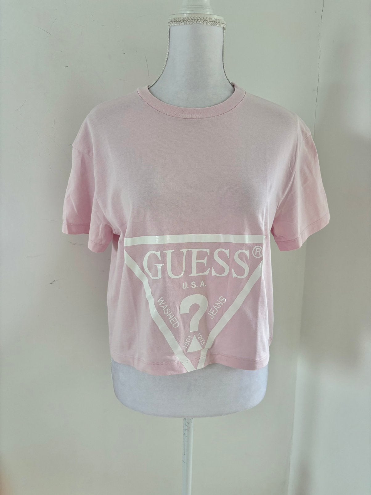 Lichtroze Guess shirtje - maat XL - nieuw, Kleding | Dames, T-shirts, Maat 42/44 (L), Nieuw, Ophalen of Verzenden, Korte mouw