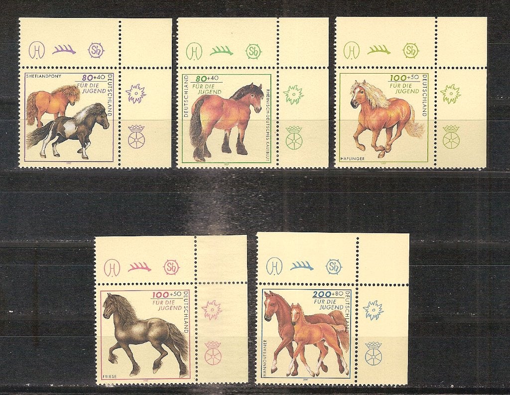 BRD 1920-1924 pf hoekzegels, Postzegels en Munten, Ophalen of Verzenden, BRD, Postfris