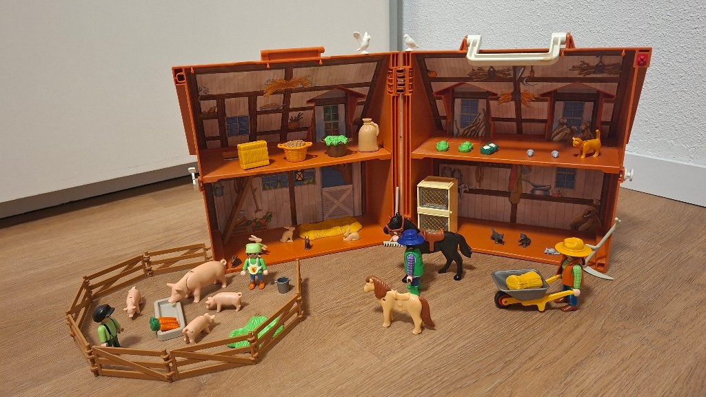 Playmobil meeneem boerderij 4142, Ophalen of Verzenden, Zo goed als nieuw, Jongen of Meisje