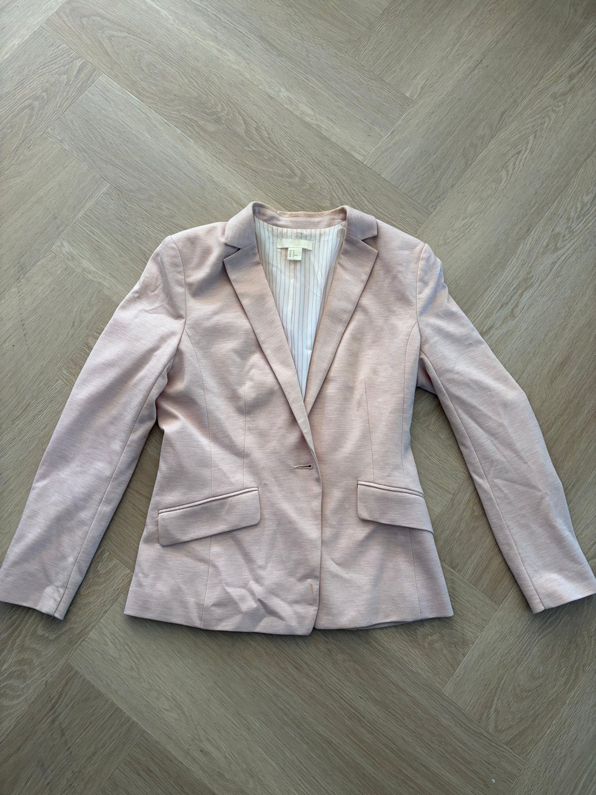 Roze H&M blazer, maat 40, Kleding | Dames, Zo goed als nieuw, Jasje, Roze, Ophalen