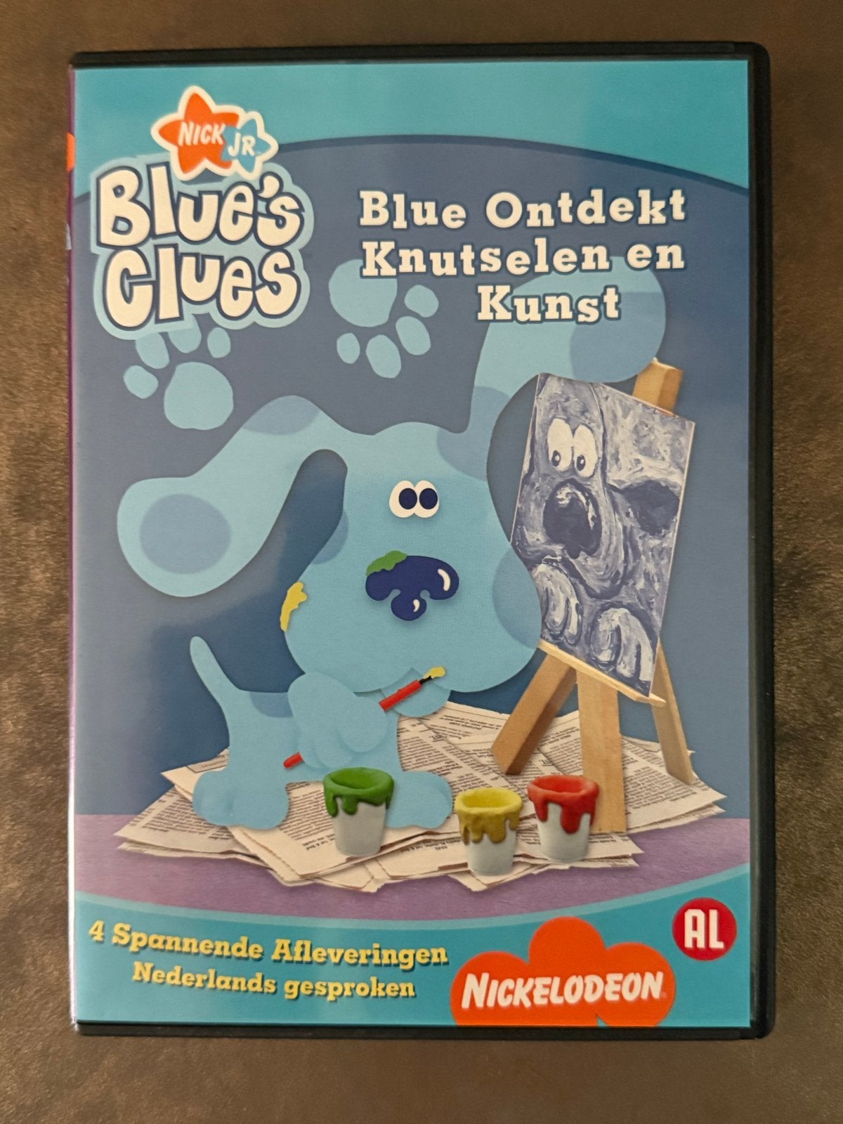 Blue's Clues: Blue Ontdekt Knutselen en Kunst (DVD), Alle leeftijden, Ophalen of Verzenden, Zo goed als nieuw, Tv fictie