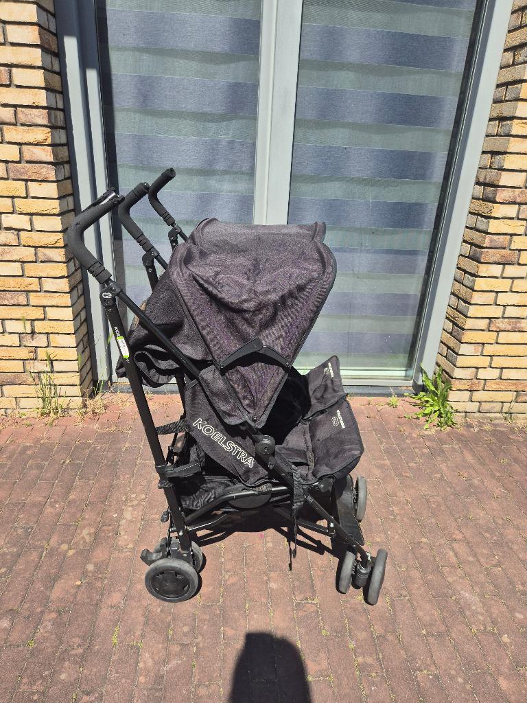 Tweeling Buggy Koelstra te koop Amsterdam, Kinderen en Baby's, Buggy's, Ophalen, Gebruikt, Koelstra, Duomodel