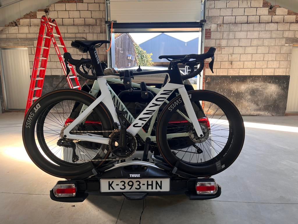 Thule VeloCompact 925 - fietsendrager trekhaak - 2 fietsen, Auto diversen, Fietsendragers, Ophalen, 2 fietsen, Zo goed als nieuw