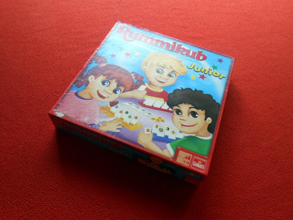 The Original Rummikub Junior: grote doos met stenen, Hobby en Vrije tijd, Gezelschapsspellen | Overige, Drie of vier spelers, Ophalen of Verzenden
