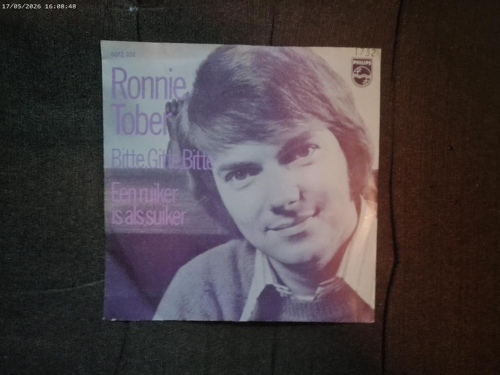 Ronnie Tober - Bitte Gitte bitte, Fotohoes, Ophalen of Verzenden, Gebruikt, Nederlandstalig