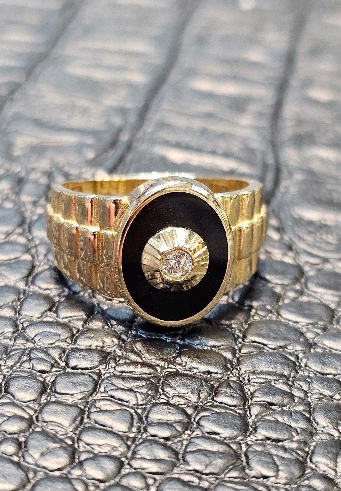 Prachtige 14k gouden ring, 20 of groter, Heer, Nieuw, Ophalen of Verzenden