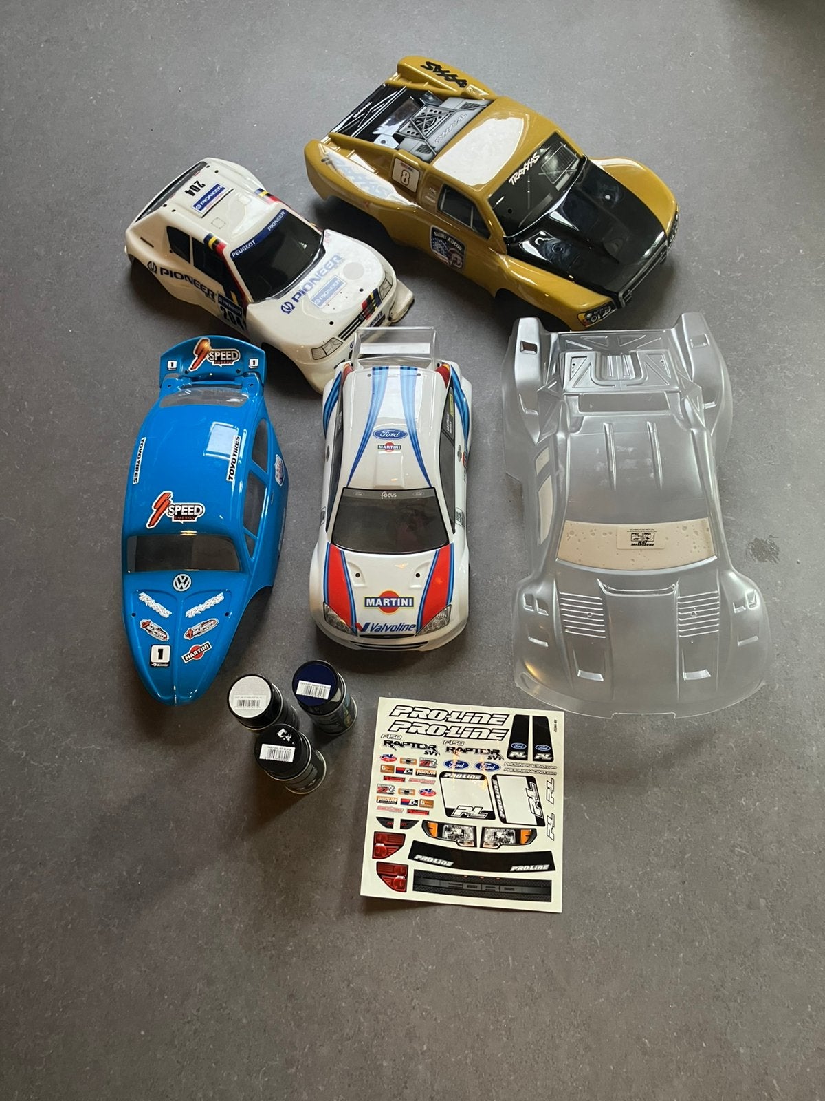 Rc body’s Traxxas/ Proline Slash/ Slash4x4 en 1/10, Ophalen, Zo goed als nieuw, Onderdeel