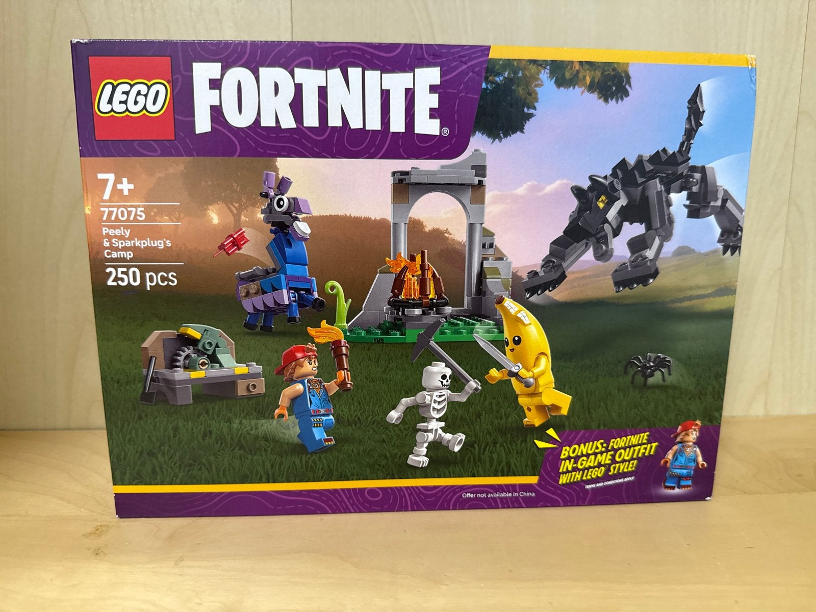 LEGO Fortnite 77075 Peely & Sparkplug's Kamp - Nieuw in doos, Kinderen en Baby's, Speelgoed | Duplo en Lego, Overige thema's, Lego
