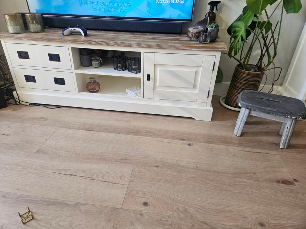 Tv meubel + boekenkast en vitrinekast, Ophalen, Gebruikt, 25 tot 50 cm, 200 cm of meer