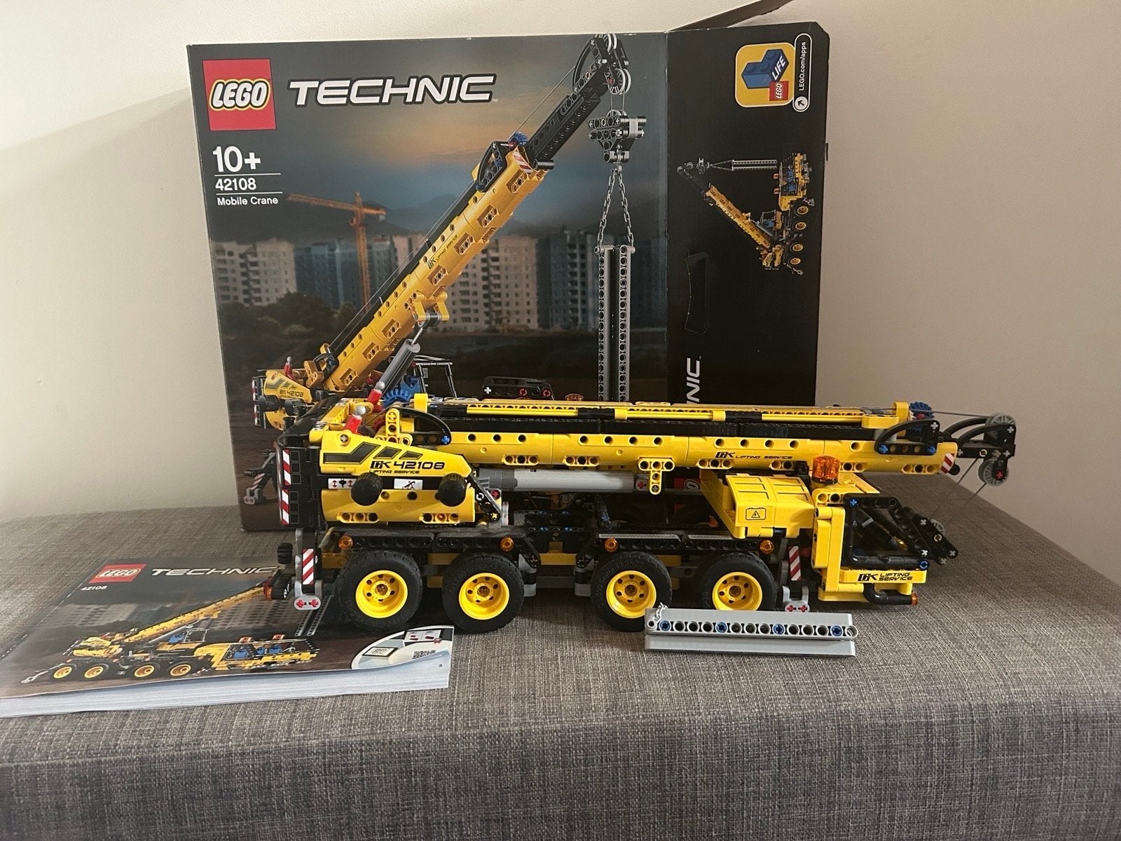 LEGO Technic 42108 Mobiele Kraan - Zo goed als nieuw, Ophalen of Verzenden, Zo goed als nieuw, Overige merken