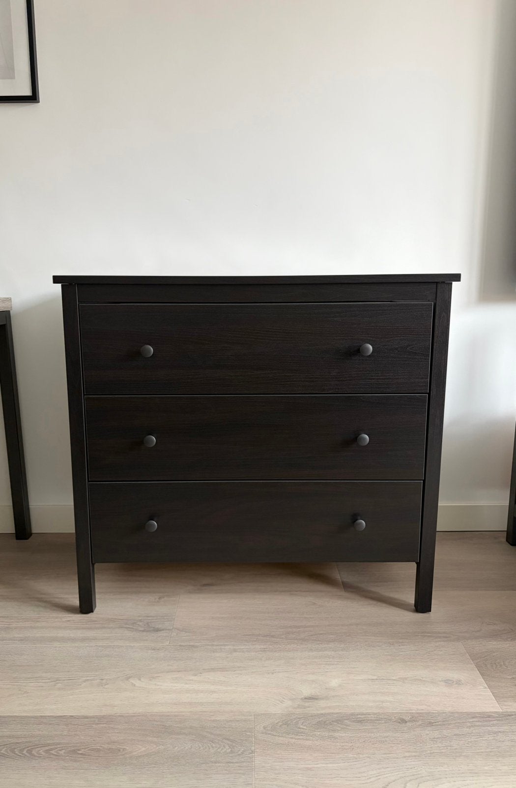 NIEUW! IKEA KOPPANG ladekast - 3 lades - zwart-bruin, Ophalen, Nieuw, 50 tot 100 cm, 3 of 4 laden