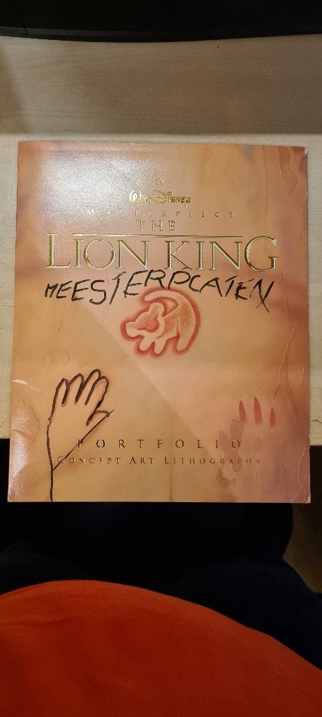 Walt Disney - The Lion King Masterpiece Portfolio Lithograaf, Ophalen of Verzenden, Leeuwenkoning of Jungle Boek, Gebruikt, Plaatje of Poster