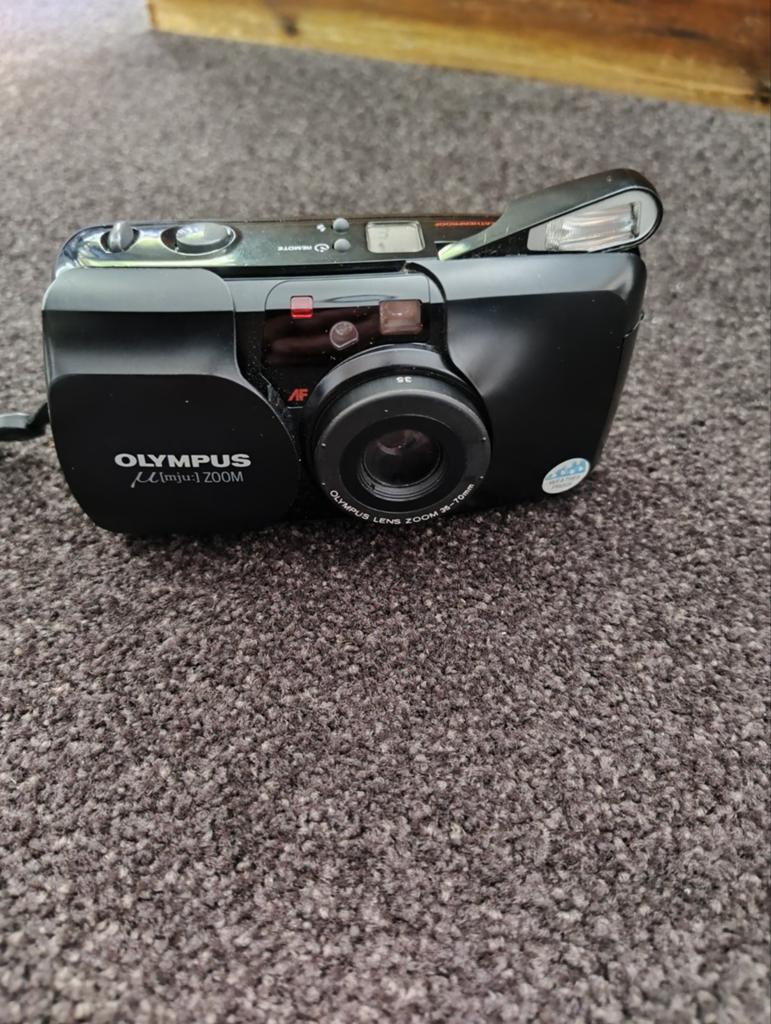 Olympus mju zoom , prima staat , nieuwe batterij, Ophalen of Verzenden, Compact, Olympus