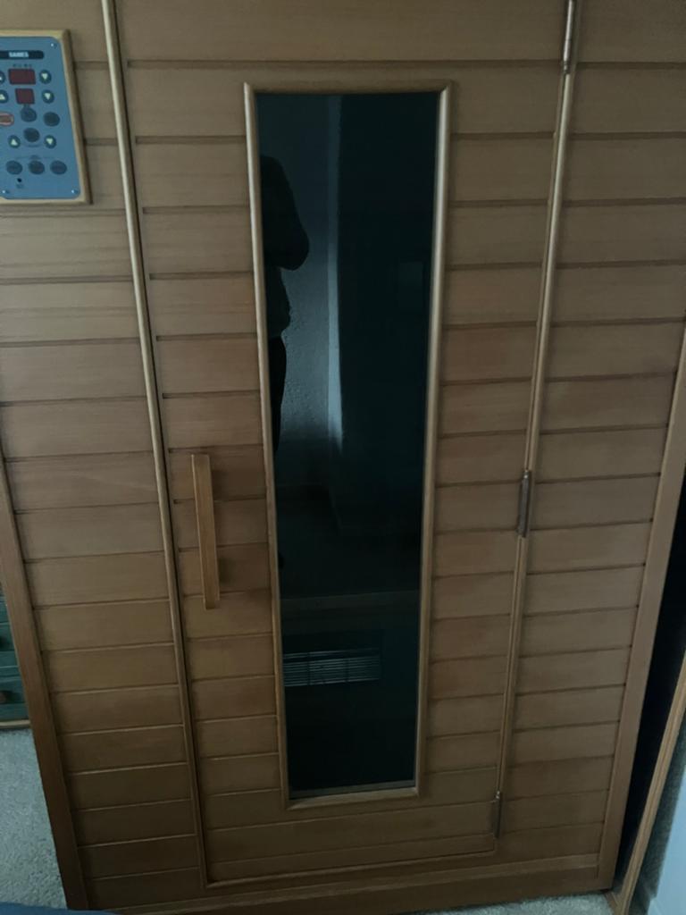 SaMes Infraroodcabine van Red Ceder Hout, Witgoed en Apparatuur, Overige Witgoed en Apparatuur, Zo goed als nieuw, Ophalen