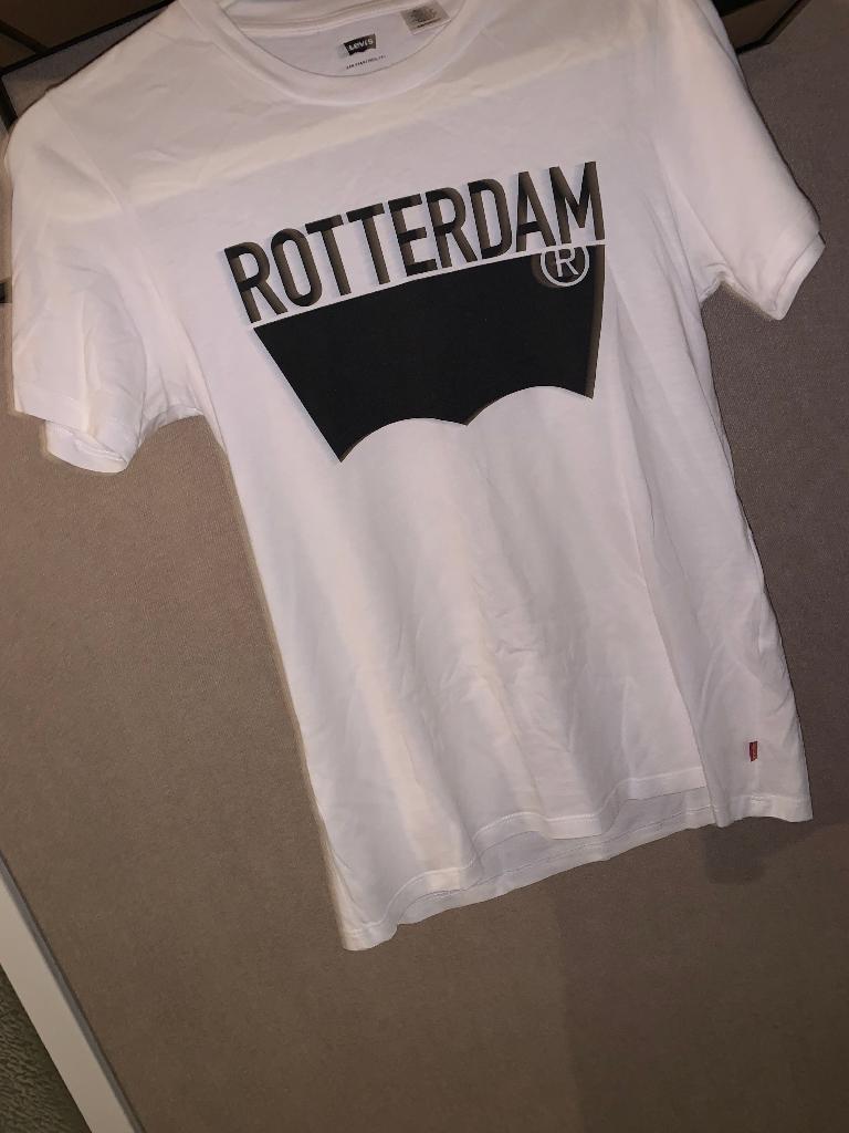 Levi's ROTTERDAM, Ophalen, Wit, Zo goed als nieuw, Korte mouw