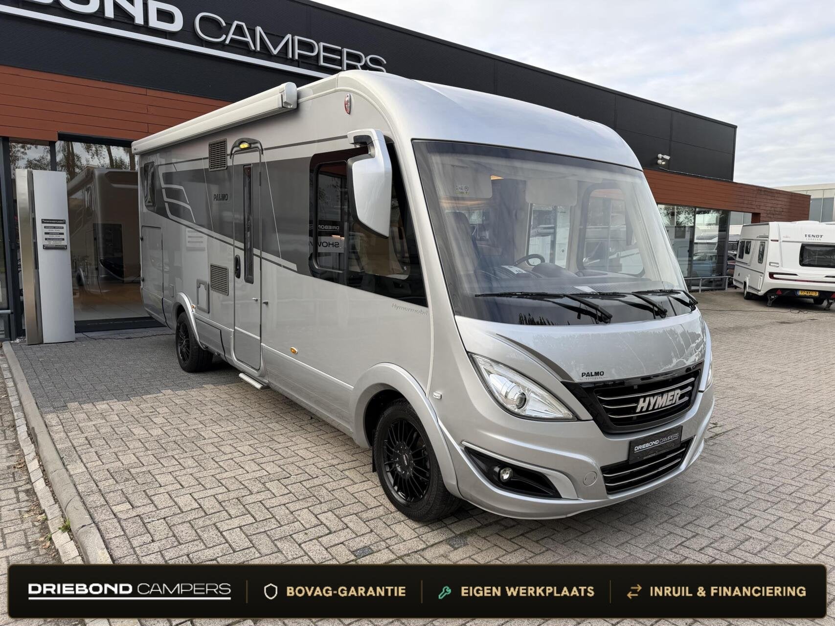 Hymer B704 SL Palmo Enkele Bedden Hefbed 2X Airco Zonnepanel, Caravans en Kamperen, Campers, Airbags, 7 tot 8 meter, Bedrijf, Diesel