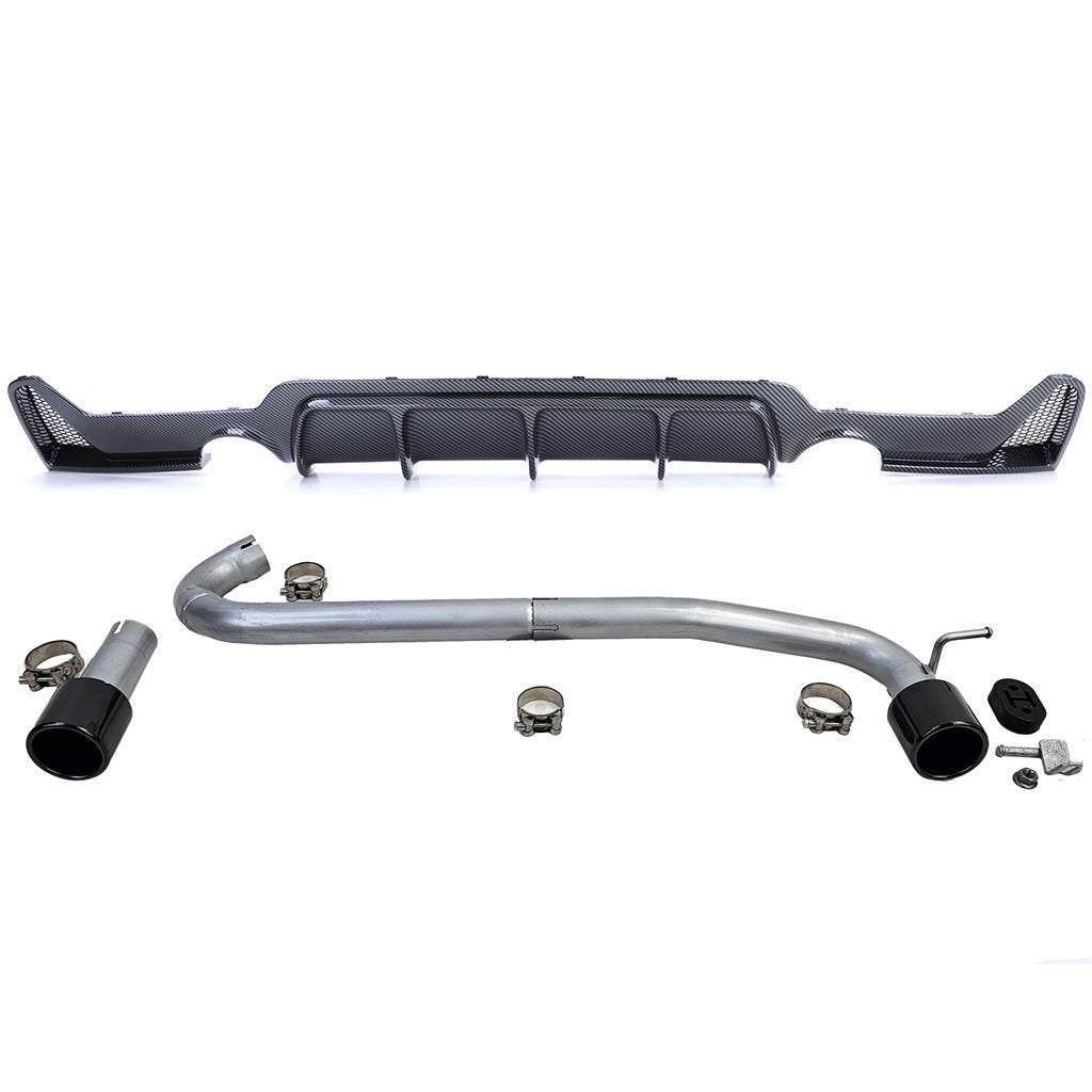 2 X Black Uitlaat Carbon Diffuser Bmw 4 serie F32 F33 F36 M, Verzenden, Automotive Parts, A.parts@hotmail.nl, Trasmolenlaan 12 3447 GZ Woerden