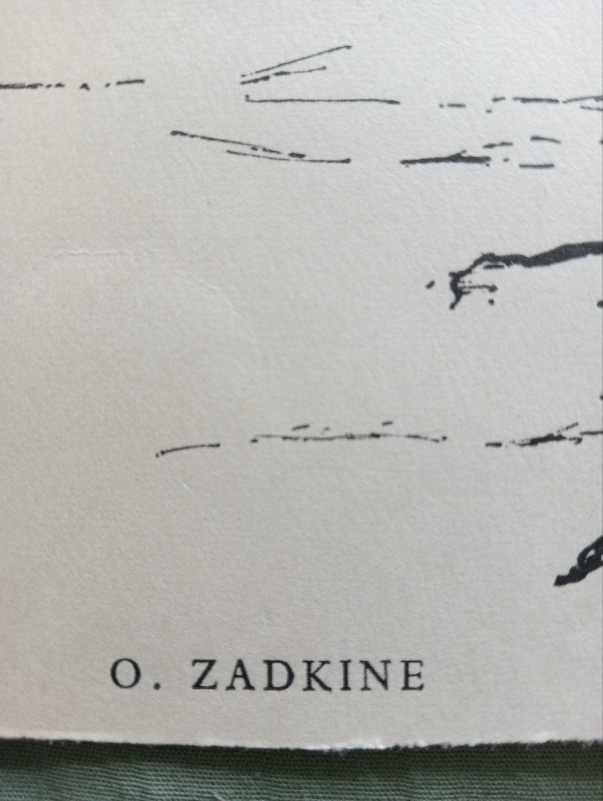 Ossip Zadkine lithografie jaren 40-50, Ophalen of Verzenden