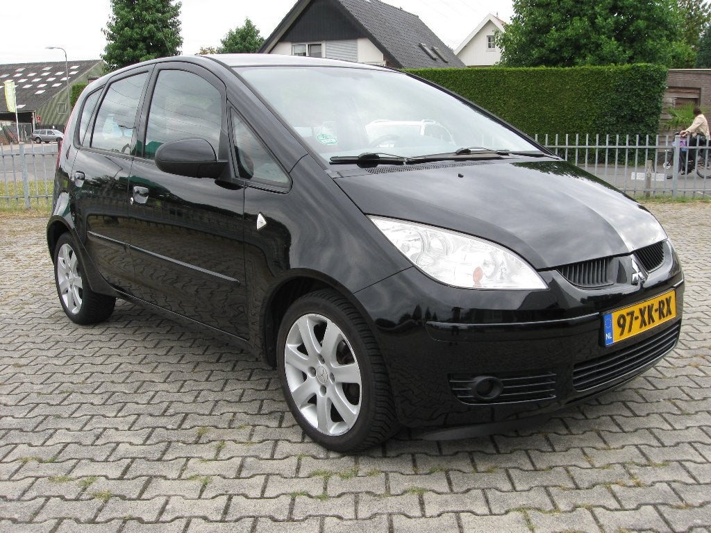 Nette! Zwarte Colt 1.3 CZ5, Airco!, 5 Deurs, Nl Auto!, 2007, Auto's, Metallic lak, 31 €/maand, Origineel Nederlands, Handgeschakeld