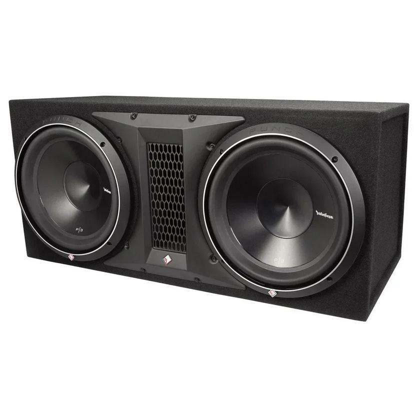 Rockford Fosgate Punch P3-2x12 1200W RMS / 2400W 2x12 inch, Audio-design, Nieuw, Am Breilingsweg 3, 76709 Kronau, Duitsland, Ophalen of Verzenden