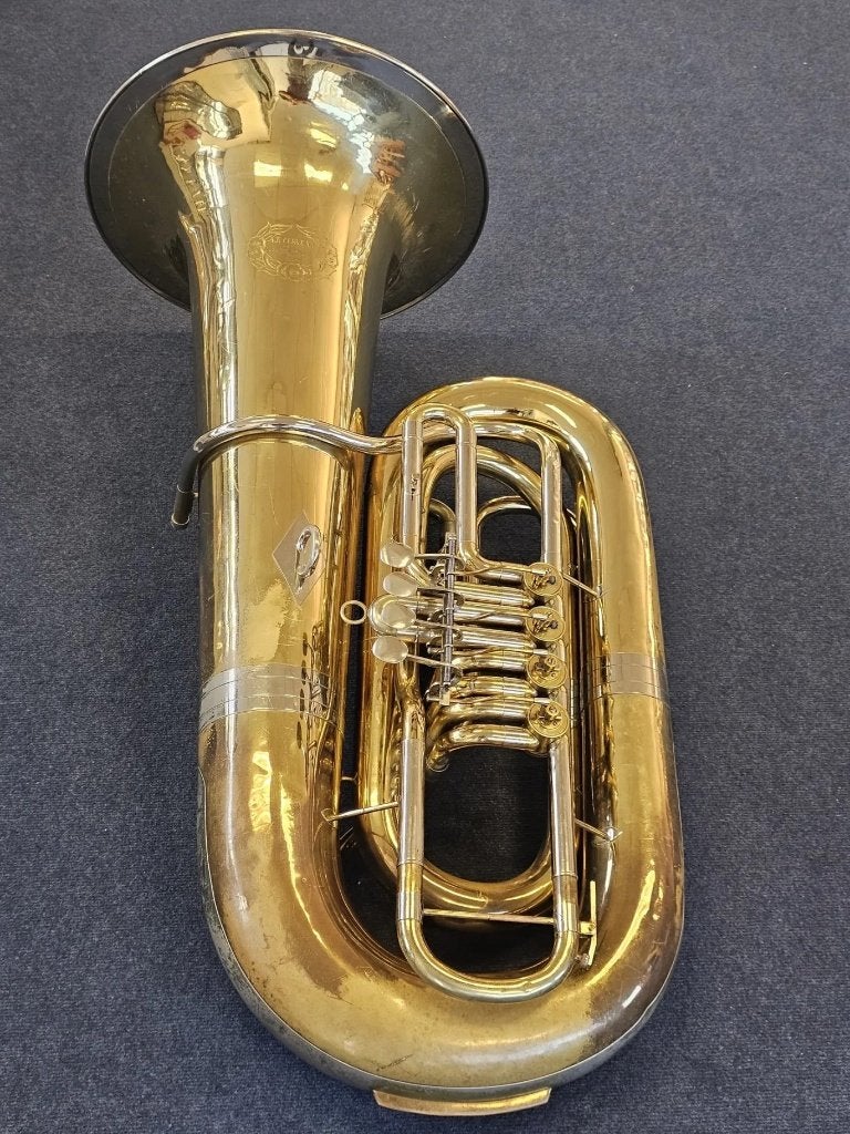 V.F. Cerveny ABB-601 6/4 BBb Kaiser Tuba, Ophalen, Gebruikt, Bes-tuba