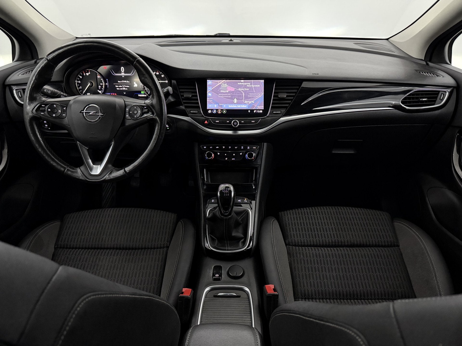 Opel Astra 1.5 CDTI Elegance Half leder, Navi, Camera, Stoel, Gebruikt, Euro 6, Leder en Stof, 122 pk