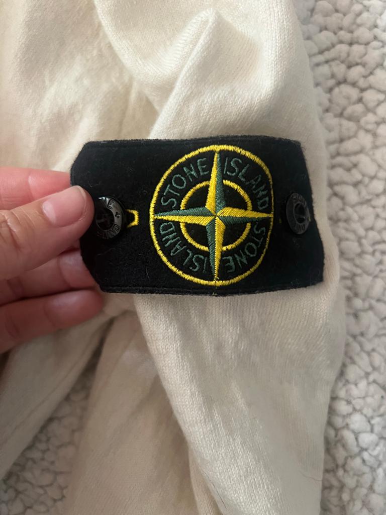 Stone Island coltrui crème maat XL, Ophalen of Verzenden, Zo goed als nieuw, Maat 56/58 (XL), Beige