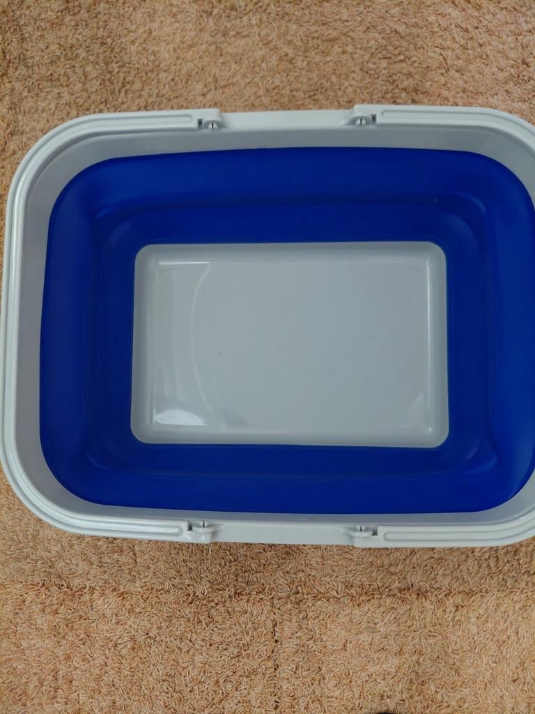 Opvouwbare Emmer - Ideaal voor Kamperen en Outdoor, Ophalen of Verzenden, Zo goed als nieuw, Kunststof, Met handgreep