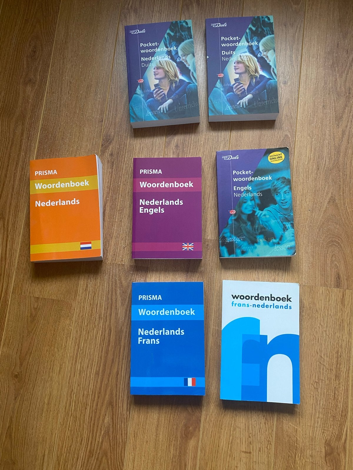 Woordenboeken: Duits, Frans, Engels, Nederlands (diverse), Boeken, Woordenboeken, Gelezen, Duits, Prisma of Spectrum, Ophalen of Verzenden