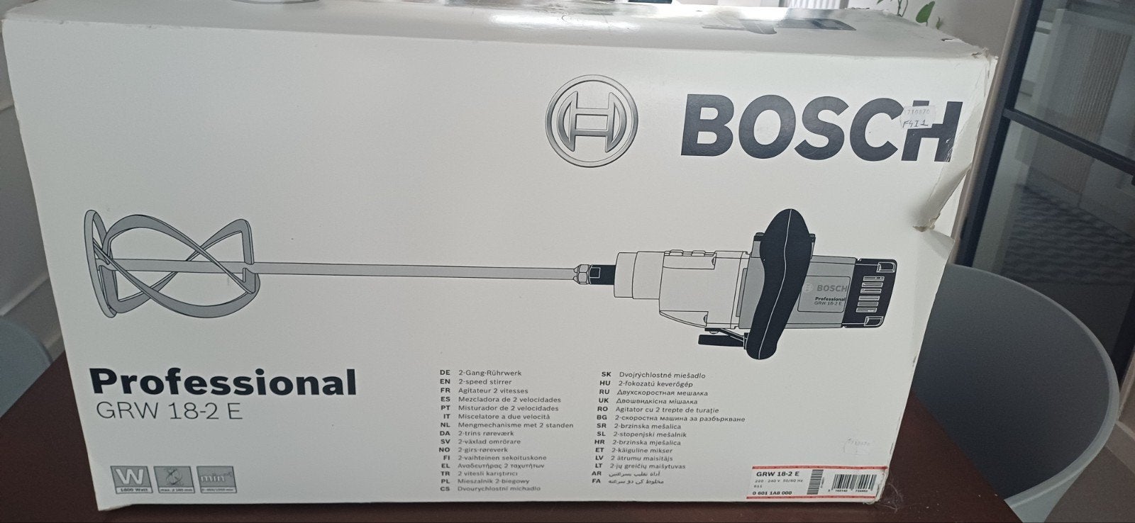 Bosch Professional GRW 18-2 E Mortelmixer - Nieuw in doos, Doe-het-zelf en Verbouw, Gereedschap | Overige machines, Ophalen of Verzenden