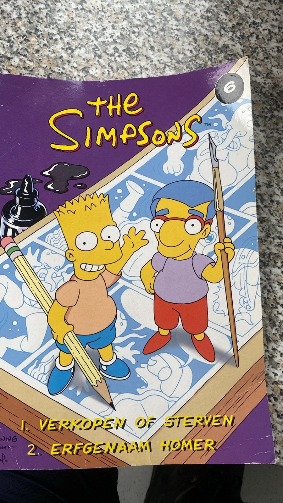The Simpsons verkopen of sterven , erfgenaam Homer, Boeken, Stripboeken, Eén stripboek, Ophalen of Verzenden, Zo goed als nieuw