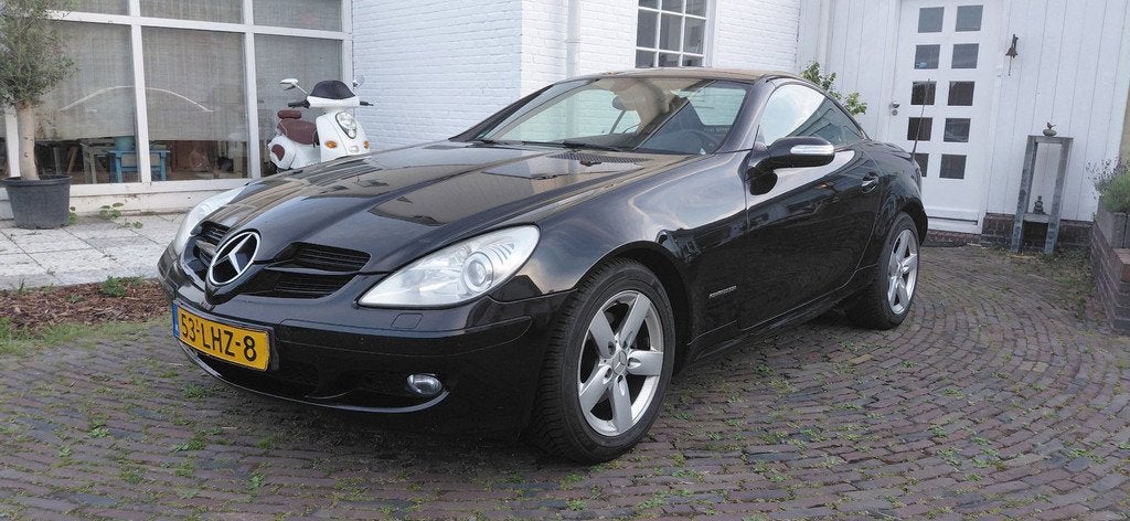 Mercedes-Benz SLK-klasse 200 K , zeer mooie en goed rijdende, Auto's, Automaat, Automatische klimaatregeling, Achterwielaandrijving
