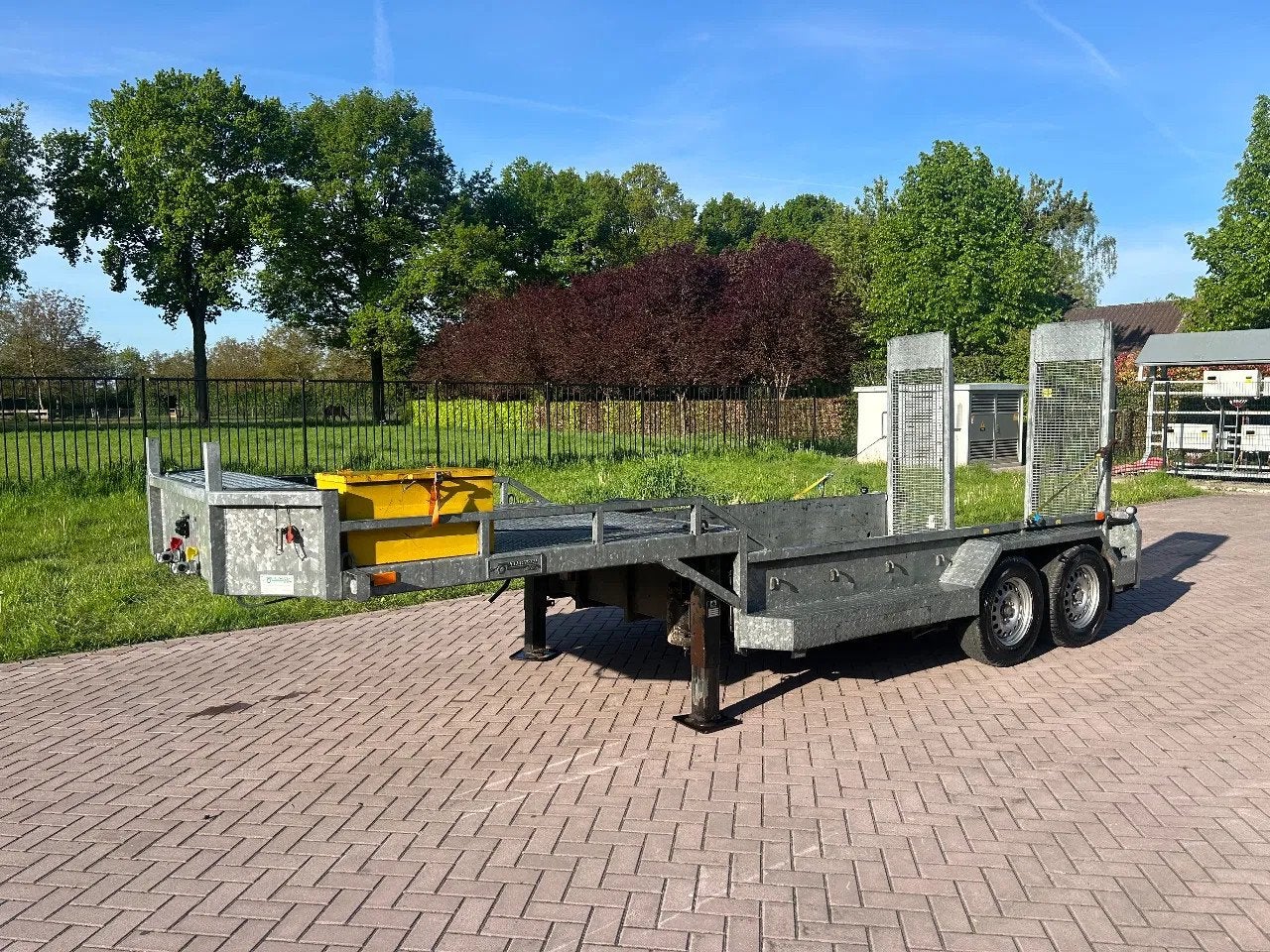 VELDHUIZEN be oplegger kuip dieplader 5.2 TON (bj 2005), Auto's, Vrachtwagens, Overige brandstoffen, Bedrijf, Geïmporteerd, Aanhangers en Opleggers