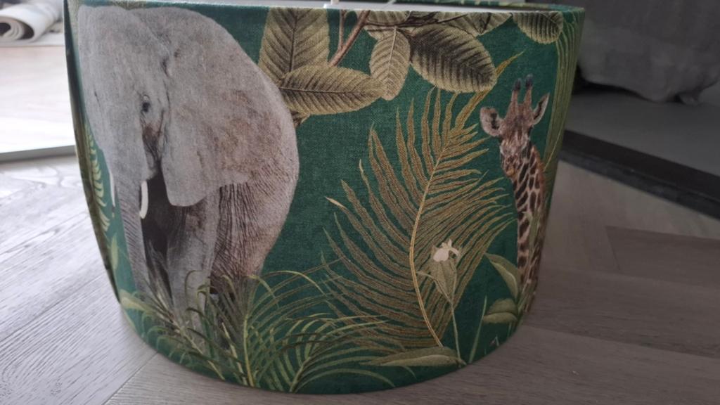 Jungle/safari/dieren plafondlamp, Huis en Inrichting, Lampen | Plafondlampen, Ophalen of Verzenden, Zo goed als nieuw