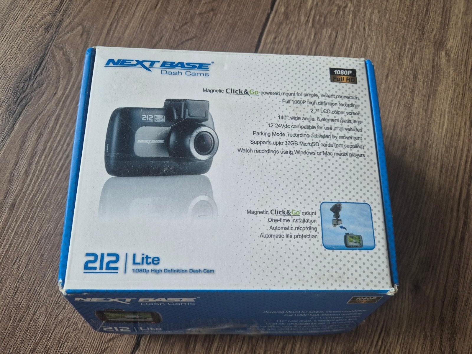 Nextbase 212 Lite Dash Cam - Full HD, Auto diversen, Ophalen of Verzenden, Zo goed als nieuw