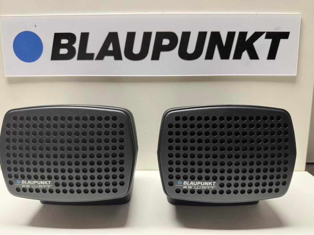Vintage Blaupunkt opbouw luidsprekers – 25W (jaren ’80/’90), Auto diversen, Ophalen of Verzenden, Gebruikt