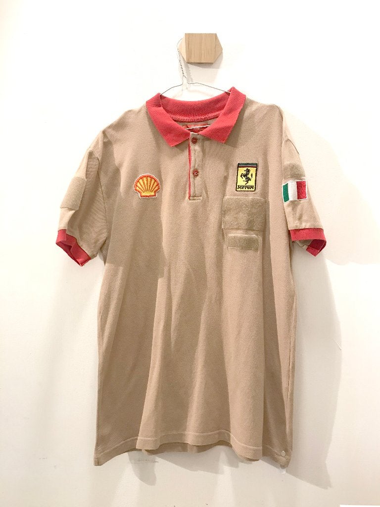 Official Ferrari Factory Mechanic Polo's vintage retro shell, Kleding | Heren, Polo's, Maat 48/50 (M), Info@ferrari.it, Gedragen