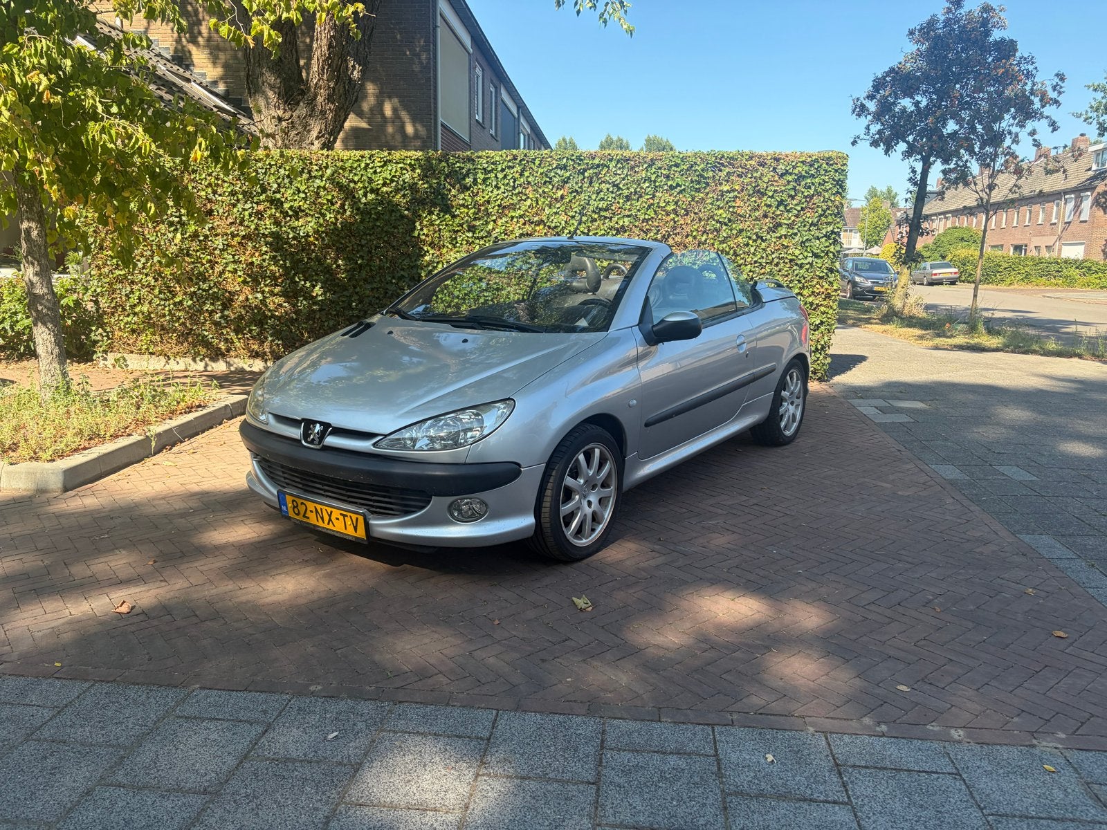 Peugeot 206 2.0 16V CC 2004 Grijs, 136 pk, Zwart, 4 cilinders, Cabriolet