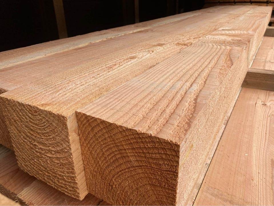 Douglas palen/balken 150x150 in 3 & 5M, Ophalen, Nieuw, 250 cm of meer, Balken