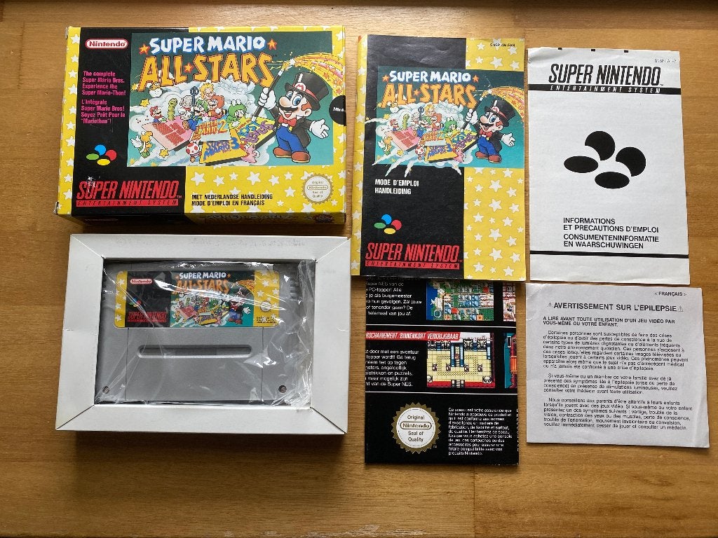 Super mario all stars snes FAH top staat, Avontuur en Actie, 1 speler, Ophalen of Verzenden, Zo goed als nieuw