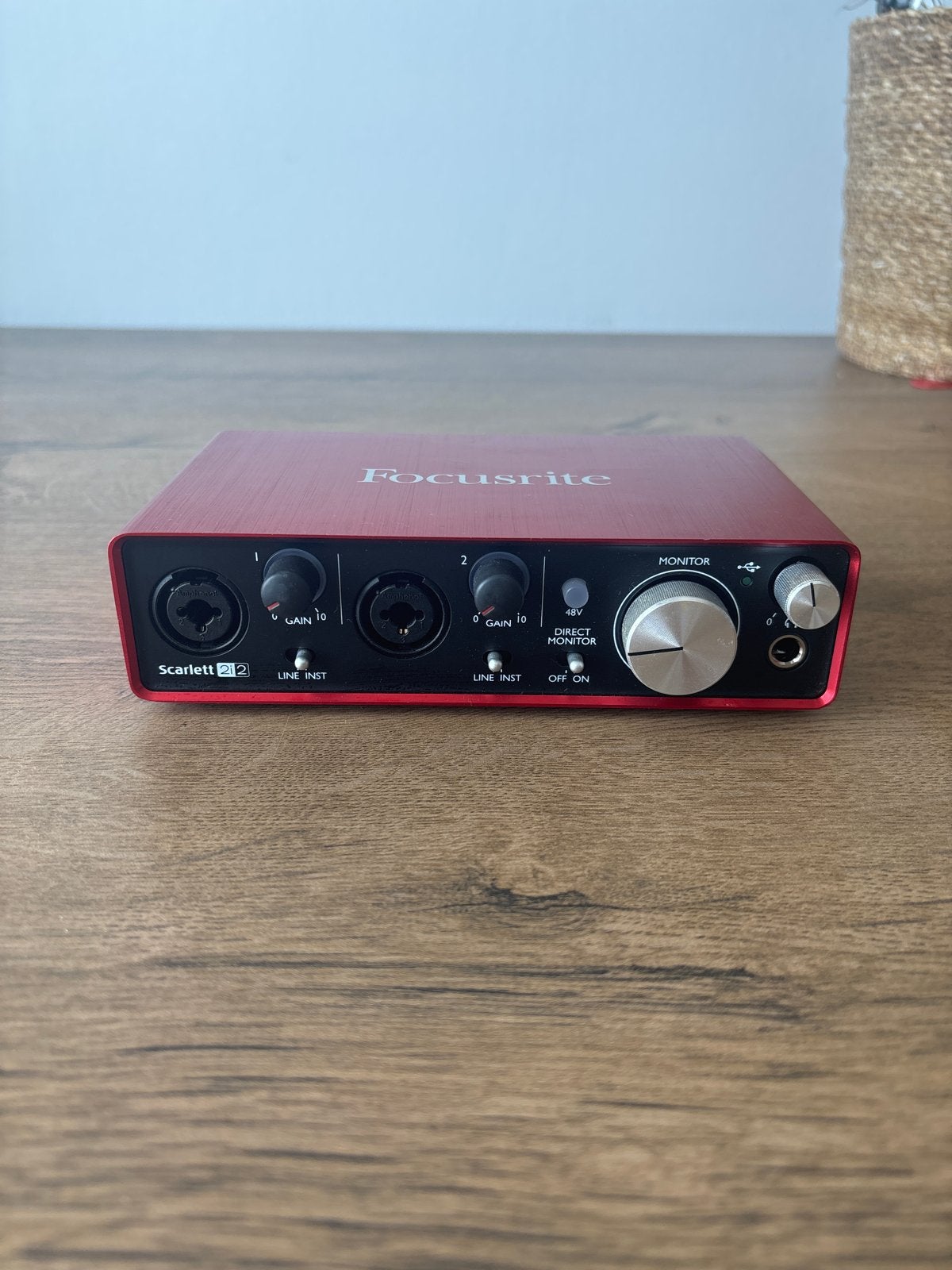 Focusrite Scarlett 2i2 USB Audio Interface 2nd, Ophalen of Verzenden, Gebruikt