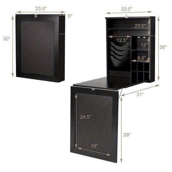 Wandbureau – Wandtafel – Klapbureau – Zwevend Bureau, Corvance B.V., Verzenden, Nieuw, Corvancebol@gmail.com