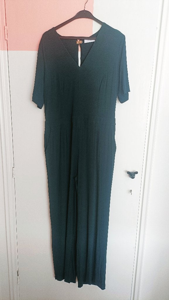 Jumpsuit V-neck bottle green van Ivy & oak - donker groen, Kleding | Dames, Maat 42/44 (L), Ophalen of Verzenden, Zo goed als nieuw