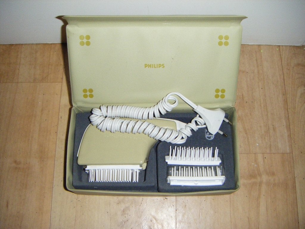 Vintage elektrische Philips massageborstel,jr'50-'60,werkt, Ophalen of Verzenden, Overige typen