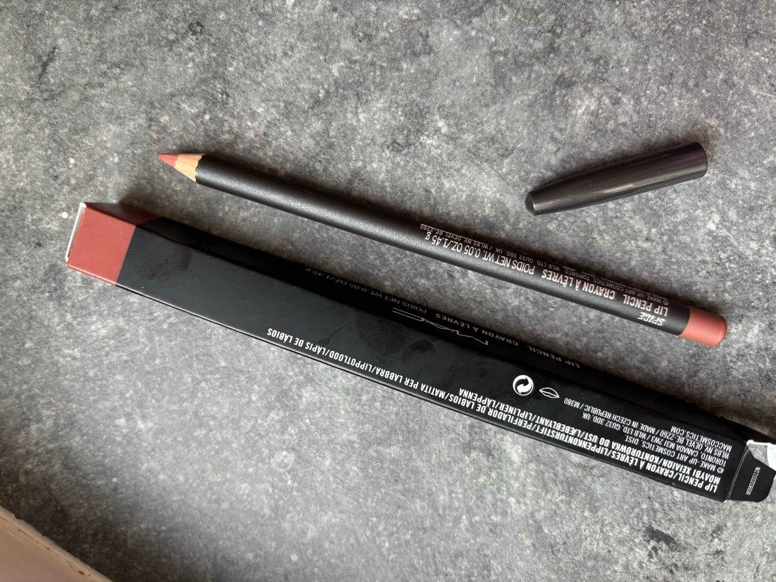 MAC lippotlood Spice, Lippen, Bruin, Ophalen of Verzenden, Zo goed als nieuw