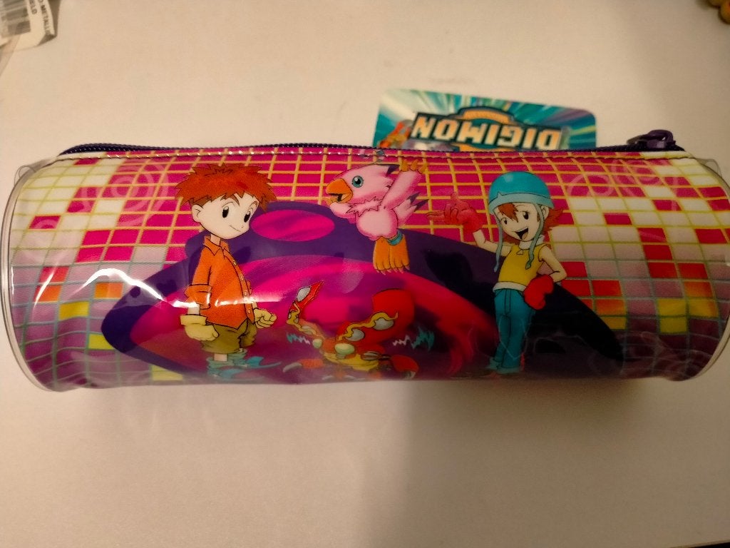 Digimon Digital Monsters vintage etui game tv 2000 manga, Verzenden, Overige figuren, Zo goed als nieuw, Overige typen