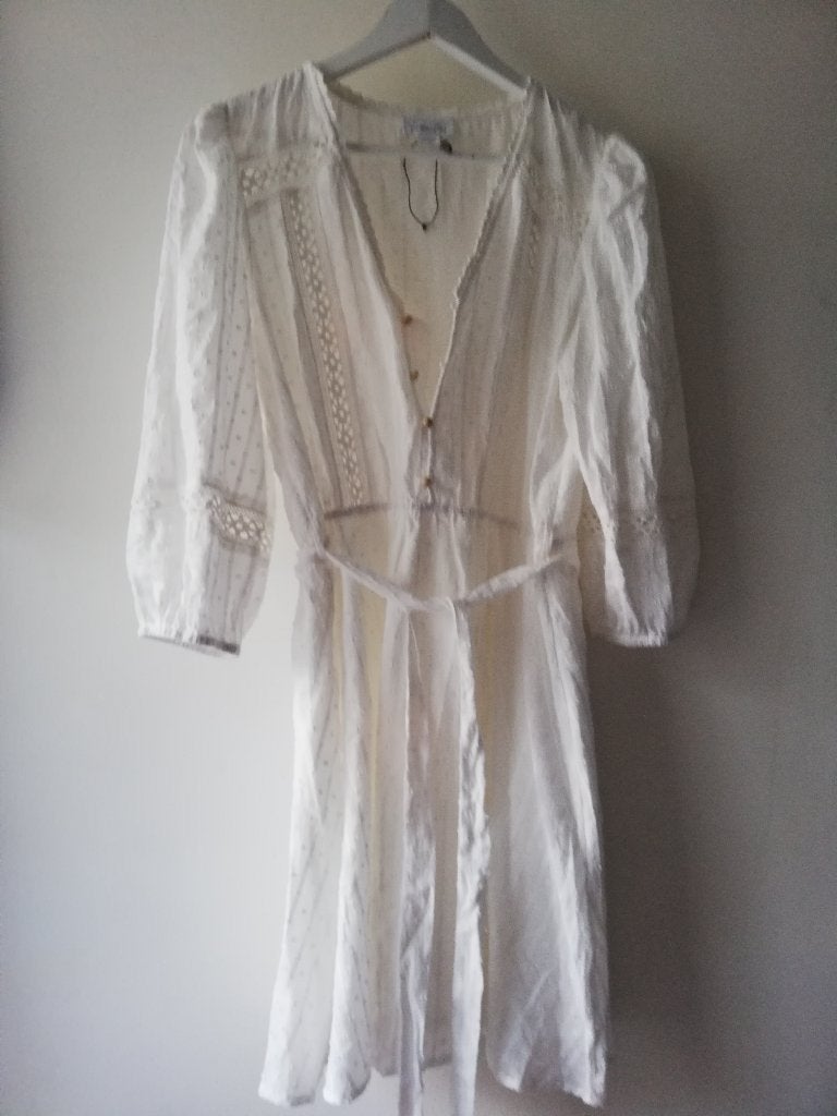 Nieuwe Cotton CLub jurkje mt L, Wit, Maat 42/44 (L), Nieuw, Ophalen of Verzenden
