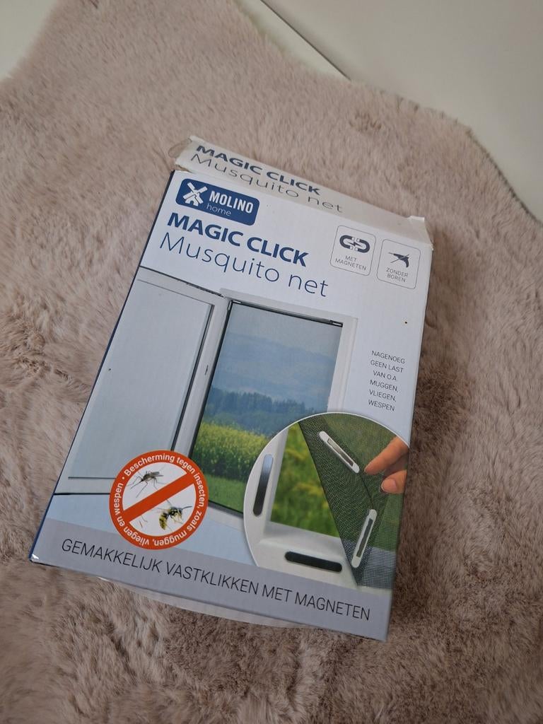Nieuw Magic Click Horrengaas met Magneten - 150x130cm, 120 cm of meer, Hordeur, Minder dan 200 cm, Nieuw