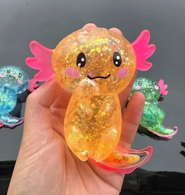 Squishy Salamander / Axolotl (9cm), Ophalen of Verzenden, Nieuw