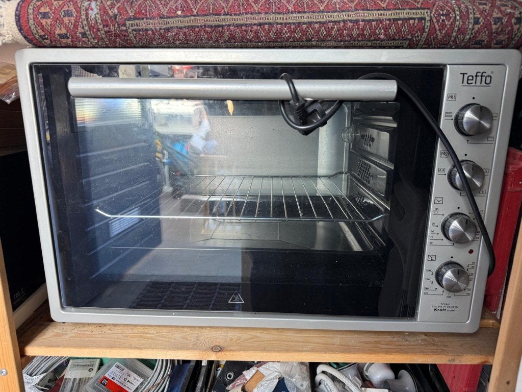 Teffo elektrische oven – vrijstaand, met ovenrooster, Ophalen, Minder dan 45 cm, Oven, Vrijstaand